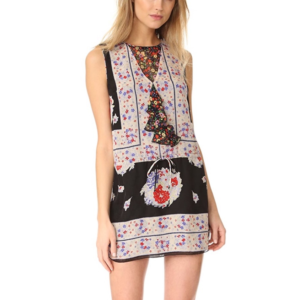 🎉HP🎉 Anna Sui Silk Sheath Shift Dress